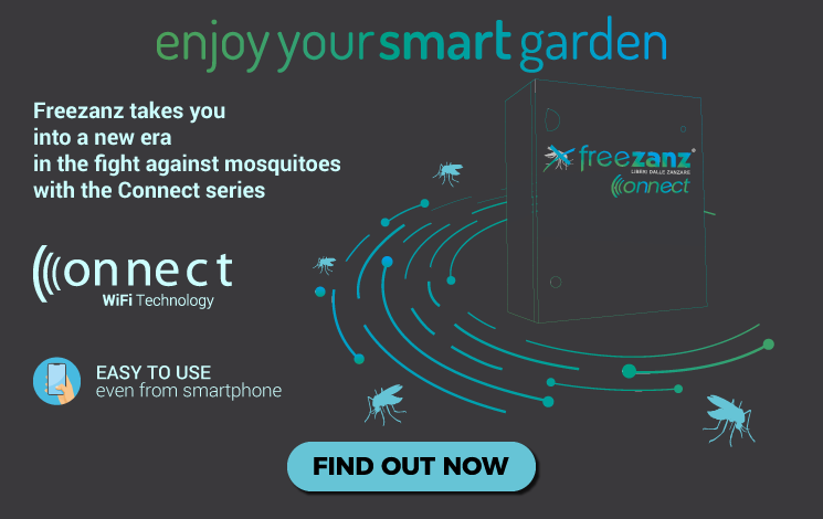 Sistema de nebulización exterior con conexión Wi-Fi